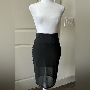 Lululemon Athletica lab Black mini and Midi Pencil Skirt